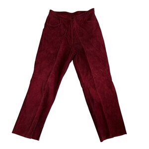 Vintage suede leather pants